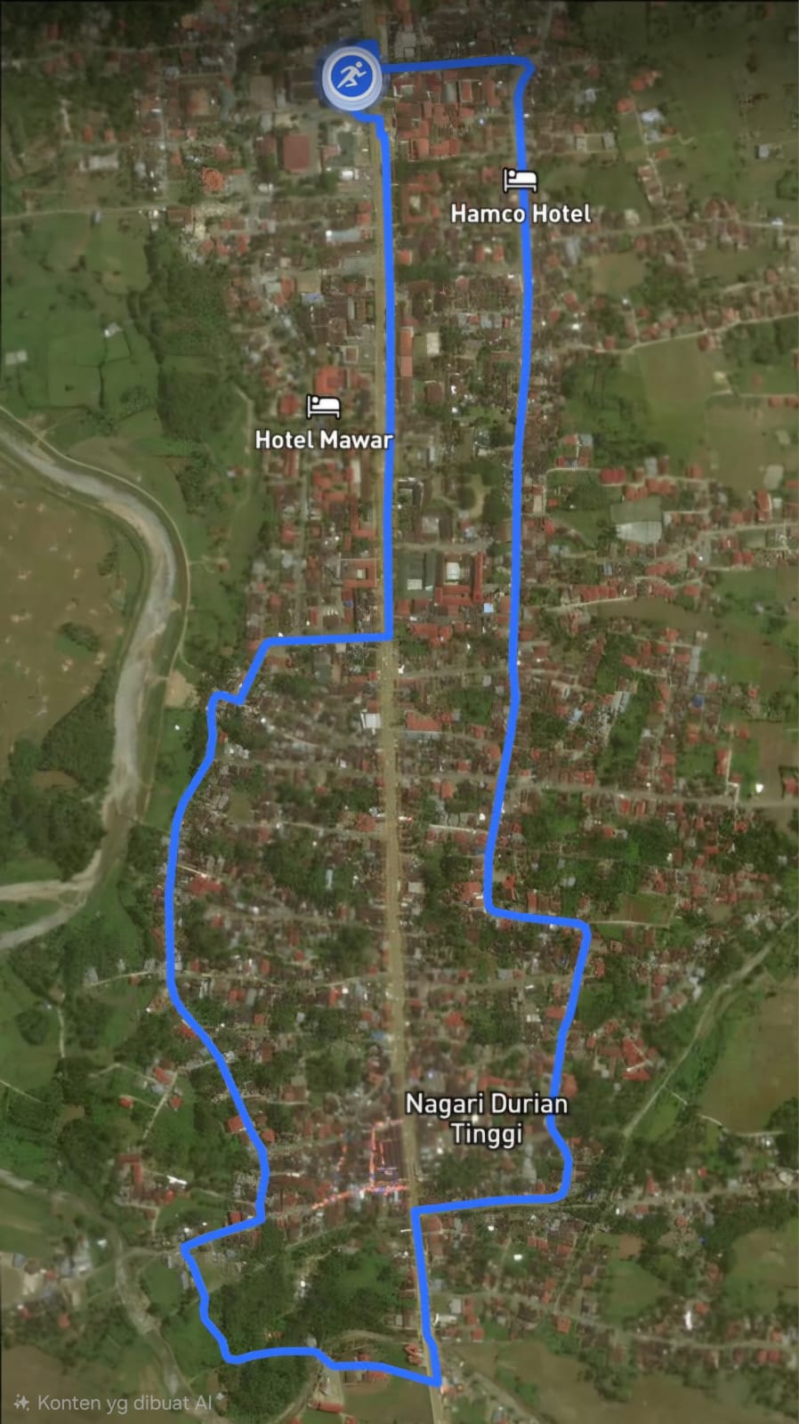 Peta satelit Rute 5K